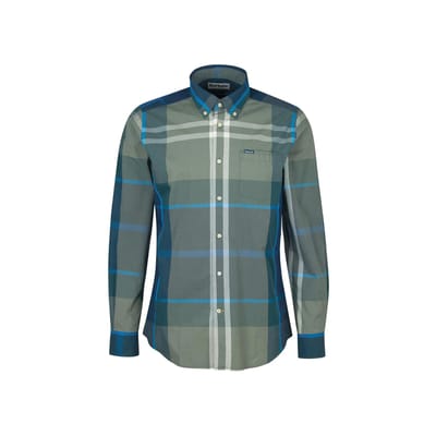 Barbour Harris Shirt Fantasia Verde Militare MSH5071