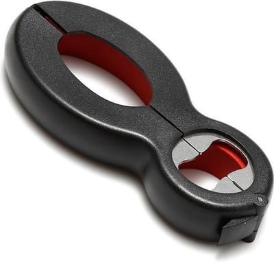 Multifunctionele Opener Bieropener Flesopener 6 in 1 Keukenhulp - Allesopener - Potopener