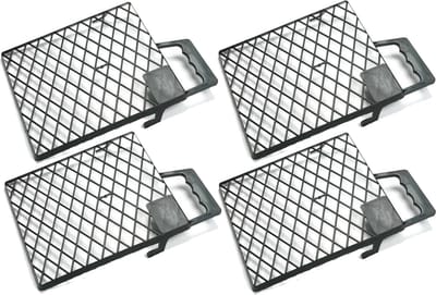 4x Veba Verfrooster Zwart 22x26cm  - Voordeelverpakking