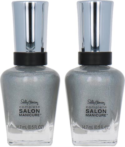 Sally Hansen Salon Manicure Nagellak - 825 Silver Wonderland (set van 2)