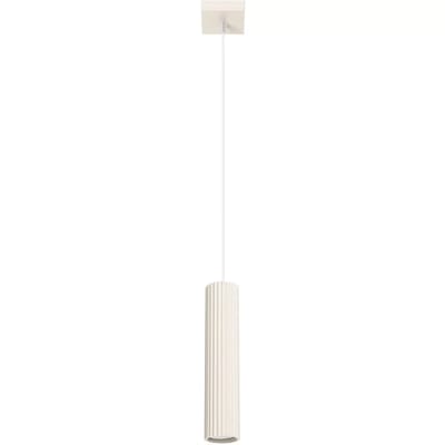 Sollux Lighting Hanglamp Karbon - GU10 - beige - aluminium - 118x8x8cm