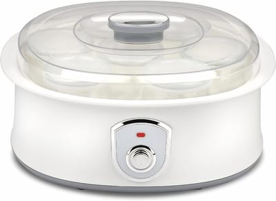 AHD® Yoghurtmaker - Ijsmachine - Yoghurtmachine - Wit - 28cm x 25cm x 16cm