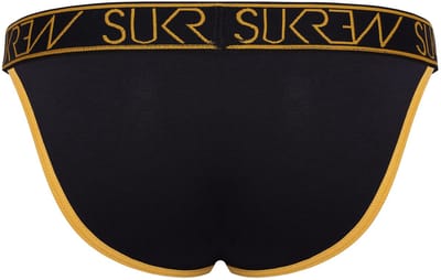 SUKREW Tanga Trophy Black - MAAT XS - Heren Ondergoed - Slip voor Man - Mannen Brief