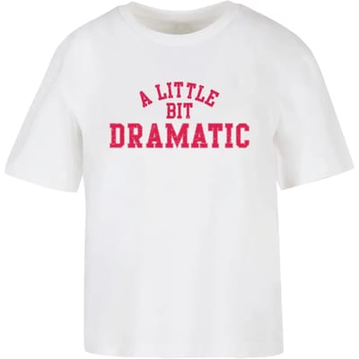Dames-T-shirt Miss Tee Lil Dramatic