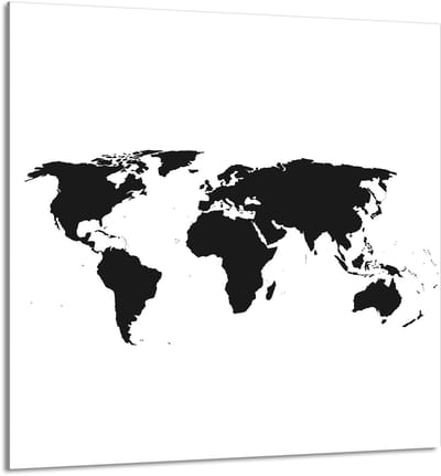 TMK ArtDeko Serie - Glazen Keukenpaneel - 60x65 cm - Mapa - Veelzijdig Gebruik