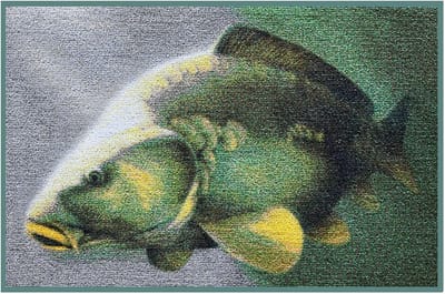 Deurmat - Spiegelkarper - 3D