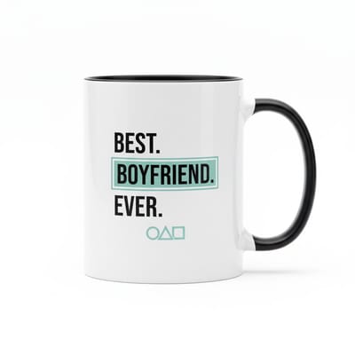 Best Boyfriend Ever Koffiemok 330 ml – Grappige Liefde Tekst Keramische Geschenk­mok