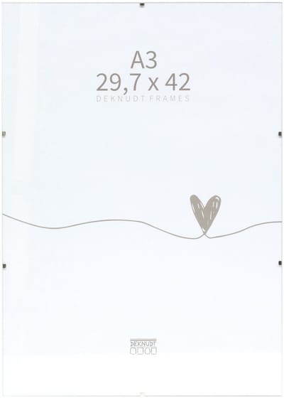 Deknudt Frames wissellijst met clips - S200K9 - foto: A3 (29,7x42 cm)