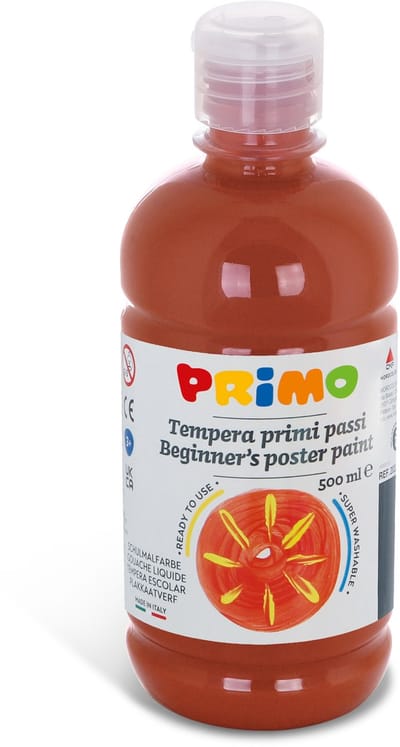 Primo Plakkaatverf Tempera 500 Ml Siena