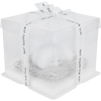 Chat Très Simulé Réaliste Charbon Actif Cadeau d'Anniversaire Décoration de Maison Jouet pour Enfants1# (17 x 17 x 12cm   6.7 x white
