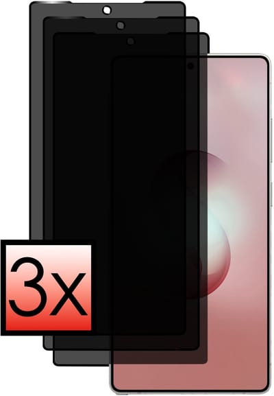 Screenprotector - 3 Stuks - Geschikt voor Samsung Galaxy S26 Ultra - Privacy Filter - Beschermglas - Gehard Glas - Tempered Glass - Screen Protector - Anti Spy - Full Display Cover