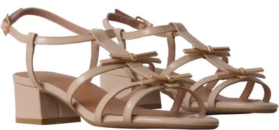 Nelia leren sandalen met hak
