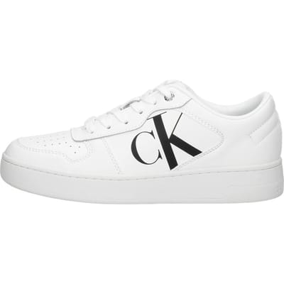 Calvin Klein - Cupsole Laceup Basket Low Lth Wit 37
