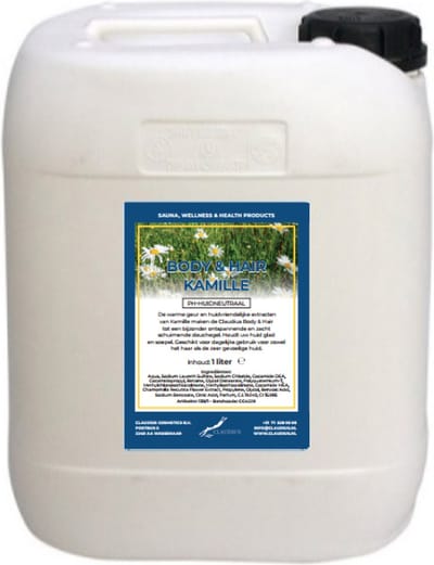Body & Hair Kamille - 10 Liter - 2 in 1 voor lichaam en haar.