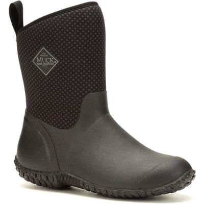 Muck Laarzen RHS Muckster II Korte Rubber+Neopreen Charcoal Print Regenlaarzen Schoenen