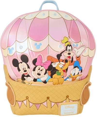 Disney Loungefly Mini Backpack Mickey & Friends Hot Air Balloon