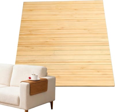 Armleuningtafel Hout - Bank Dienblad - Bank Ontspanning - Robuust Houten Ontwerp - 35L x 21B cm - Natuurlijk Hout