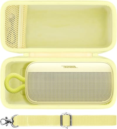 Duurzame Hard Travel Case voor Draagbare Bluetooth Speaker, Bescherming en Opbergruimte