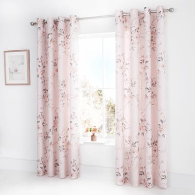 Ibenzoa® Elegante gevoerde gordijnen met bloemenpatroon voor een sfeervolle slaapkamer