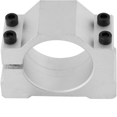 Gegoten Aluminium Spindelmotor Montagebeugel Klem voor CNC Graveermachine (52 mm) white