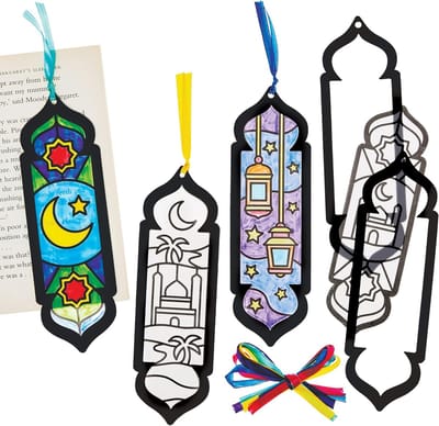 Famanu – Ramadan Kleurplaten en Knutselset voor Kinderen – Set van 10 Creatieve Activiteiten zoals Bladwijzers Maken
