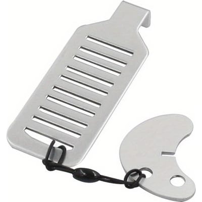 Deurslot Beveiliging Voor Reizen Heavy Duty Deurslot Stoppers Draagbare Hotel Deurblokker Huisbeveiliging Slot Apparaat Apart Deurslot zilver