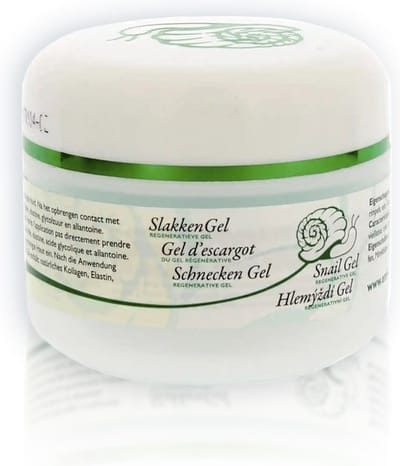 Slakkengel | Slakkenslijmgel Slakkenslijm -  Helpt tegen puistjes/acne/mee-eters - Vermindert littekens - Zorgt voor huidverjonging - Helpt bij cellulite / Sinaasappelhuid - Littekencreme - Bevat Allantoïne