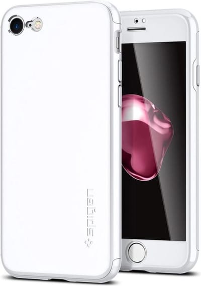 Spigen Thin Fit  360 Case Apple iPhone 7 / 8 Wit