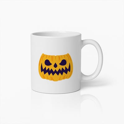 Halloween Pompoen Mok 330ml – Griezelige Jack-O’-Lantern Beker – Perfect Cadeau voor Halloweenfeesten & Herfstliefhebbers