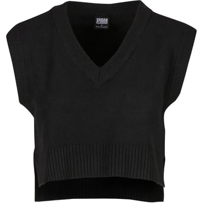 Urban Classics - Soft Knit Pullunder Mouwloze top - M - Zwart