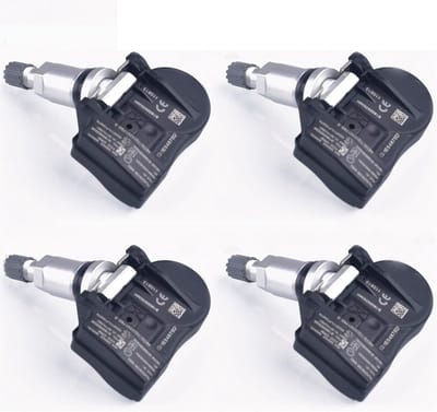 Banden Spanningsmeter - TPMS Sensor - Veilig Rijden - Stabiel Signaal - 4 Stuks - Zwart