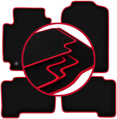 CARLUX-RED automatten voor: Suzuki Grand Vitara II 5-deurs (2005-2014)