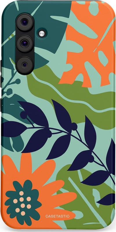Casetastic Hoesje Geschikt voor Samsung A54 (5G) - Stijlvolle Beschermende Duo-layer Case - Wildbloei