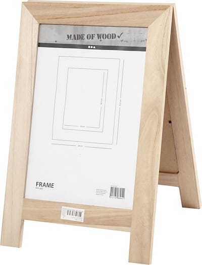 Sandwich bord, H: 40 cm, B: 26 cm, 1 stuk