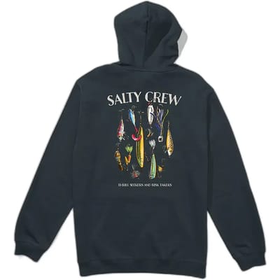 Hoodie met gescreenede patronen Salty Crew Lure Gear