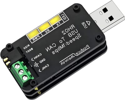 USB CAN Bus Adapter - Converter Module - Signaal Verwerking - Open Source Hardware - 1 Stuks - Zwart