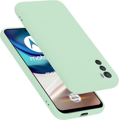 Cadorabo Hoesje geschikt voor Motorola MOTO G42 in LIQUID LICHT GROEN - Beschermhoes gemaakt van flexibel TPU silicone Case Cover