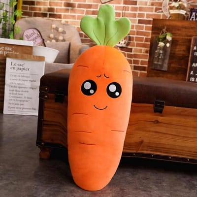 45/50/65/90cm Cartoon Smile Wortel Pluche speelgoed Leuke Simulatie Groente Wortel Kussen Poppen Gevulde Zachte Speelgoed voor Kinderen Cadeau 45CM