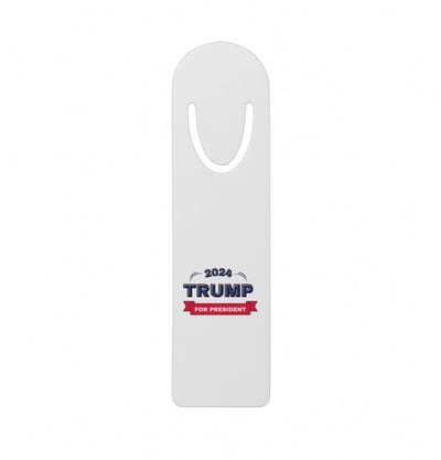 Hacebo® - Trump for president 2024 metalen boekenlegger - President - Trump aanhangers - verjaardagscadeau - support - kado Bladwijzer boekenleggers - 12.7 cm x 3.2cm