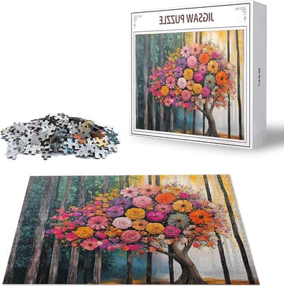 Bloemenpuzzel - Grote legpuzzel - Ontspanning thuis - Gelabelde achterkant - 3000 stukjes - Multi