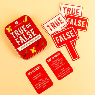 Talking Tables True Or False In Een Blikje
