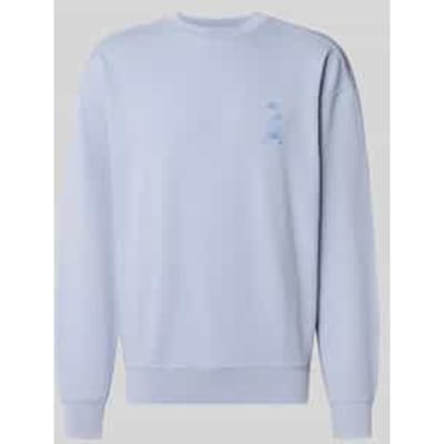 relaxed fit sweatshirt van puur biologisch katoen model 'ICONIC Å GMT'