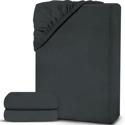 White-Label® Matrasovertrek 160x200 - Dekbedovertrek - Hoeslaken - Matrasbeschermer - Extra Zacht - Antraciet