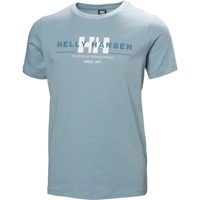 Helly Hansen Graphic Jr T-shirt Met Korte Mouwen Blauw 10 Years Kinderen