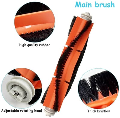 Dailygoods- Reserveonderdelen Stofzuiger - 4 Stofzuigerzakken - 4 HEPA-Filters - 2 Hoofdborstels - 6 Zijborstels - 4 Doekjes - 1 Reinigingsgereedschap - Stofzuigeraccessoires