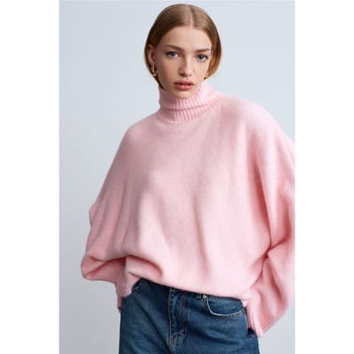 Oversized Geribbelde Coltrui