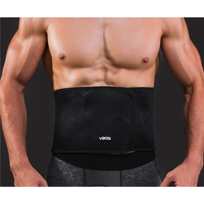 Ceinture lombaire chauffante en néoprène réglable pour homme, support lombaire, ceinture transpirante, stabilité du tronc, perte de poids, amincisseur lombaire, protecteur de colonne vertébrale noir