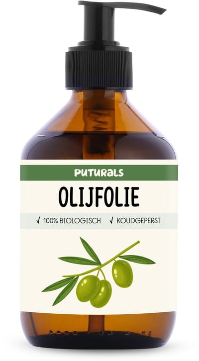 Puturals Olijfolie 100% Biologisch - 300ml - Puur en Koudgeperst - Olijfolie Extra Vierge Voor Haar en Huid