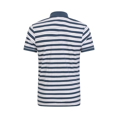 Mountain Warehouse Heren Wren Stripe Katoenen Poloshirt (Wit)
