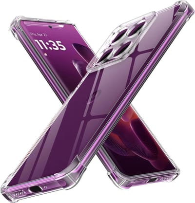Transparant Hoesje Geschikt voor Motorola Edge 60 Pro | Schokbestendig TPU | Back Cover | Dun | Flexibel | Shockproof | Doorzichtig